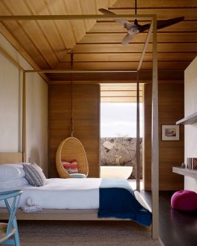 东南亚风格卧室床设计摆放效果图片欣赏