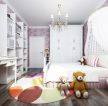 欧式儿童房间圆形地毯装修设计实景效果图片