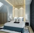 最新简约现代家装卧室木质吊顶装修效果图片