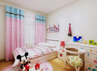 欧式儿童房间靠背椅装修设计实景效果图片