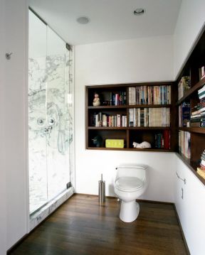 50平米小户型卫生间 书柜设计效果图