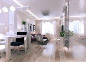 白色現(xiàn)代簡約風(fēng)格 客廳吊頂裝修效果圖大全