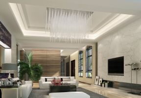 白色現(xiàn)代簡約風(fēng)格 家庭客廳燈具