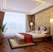 新中式风格别墅50平米卧室设计效果图