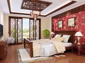 中式元素装饰物 室内卧室设计