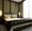 新中式风格元素床头背景墙装修效果图片