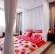 现代设计风格家居婚房卧室装饰装修效果图片