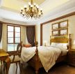 美式设计风格家居婚房卧室装饰效果图片案例