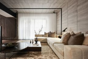 现代客厅简约沙发室内装饰设计效果图