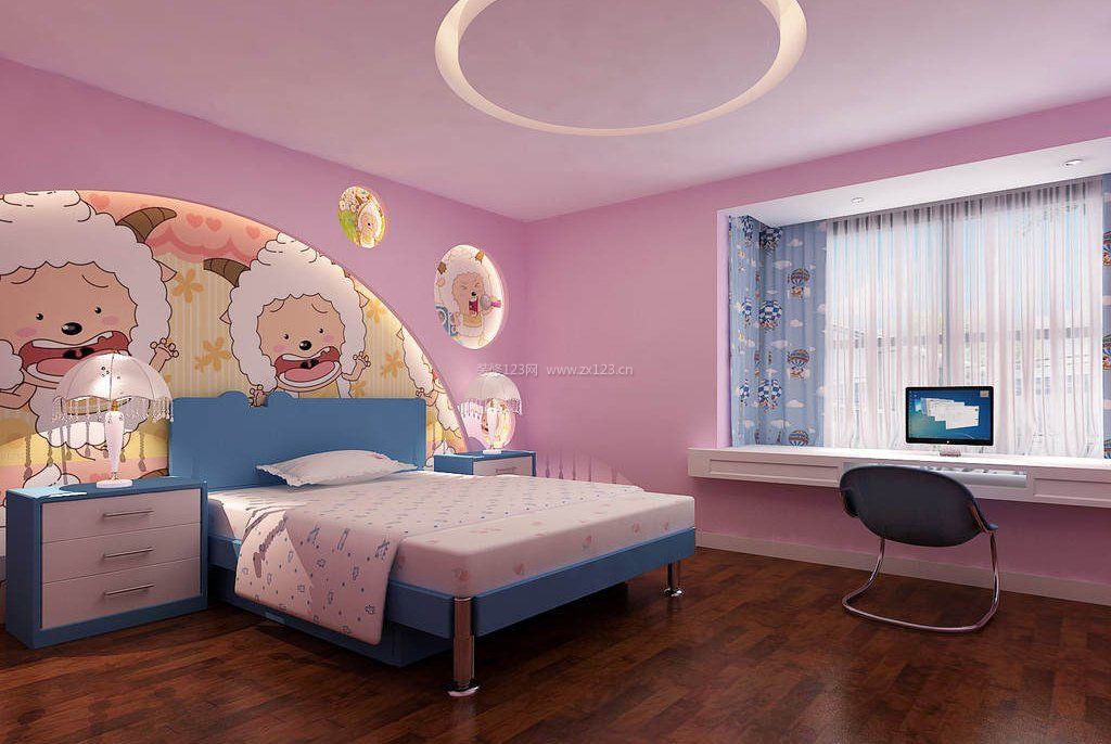 最新儿童房间设计风格效果图片2017