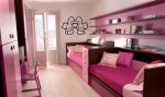 粉色调卧室与书房设计