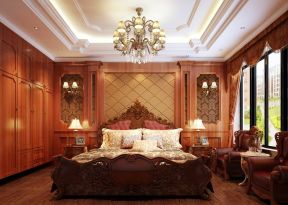 140平米奢华欧式 卧室背景墙设计