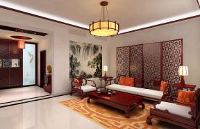 中式客厅家具摆放装修效果图片欣赏