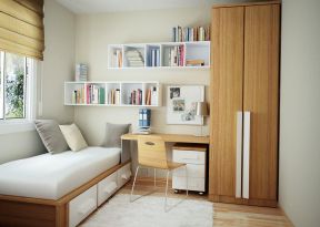 简约家装卧室与书房效果图2023