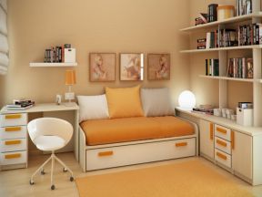 简约家装卧室与书房效果图展示