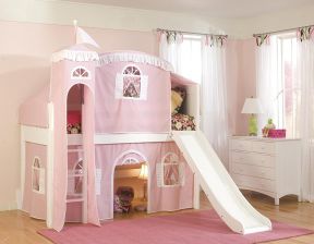 小女生卧室设计 儿童房间装潢