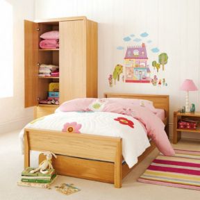 小女生卧室设计 现代简约卧室