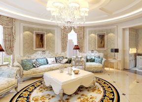 2023欧式家居室内客厅组合沙发装修效果图片案例