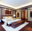 中式家居卧室实木地板贴图
