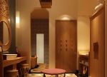 中式spa会所室内装修设计效果图片