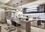 最新现代风格室内厨房吧台装修效果图大全