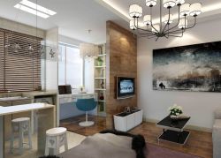 现代风格15平米超小户型阳台设计实景图_装修