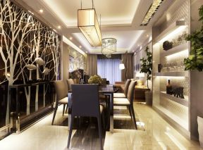 現(xiàn)代餐廳背景墻 室內(nèi)裝飾設(shè)計效果圖