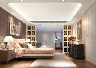 最新现代温馨家装卧室隔断装修效果图2023