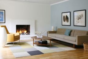 现代风格色彩 小客厅装修效果图片