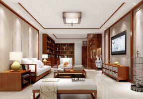 中式房屋 簡(jiǎn)約客廳裝修效果圖