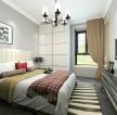 最新现代家居卧室布艺窗帘装修效果图片2023