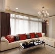 新古典客厅风格转角沙发装修效果图片