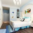 简约地中海风格整套卧室家具装修效果图2023