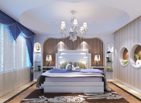 最新现代欧式家居卧室吊顶造型装修效果图片