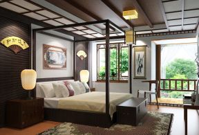 整套卧室家具效果图 中式别墅设计图