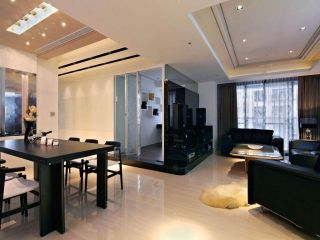 黑白现代简约客厅摆件设计