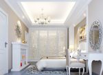 欧式大型别墅卧室床头台灯设计图