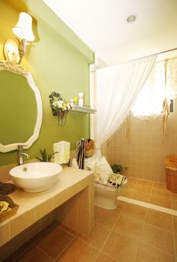 现代小户型4平米的卫生间墙砖墙面装修效果图片_装修123效果图