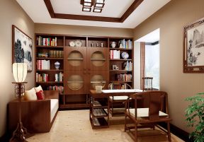 中式室内设计元素 小书房家装