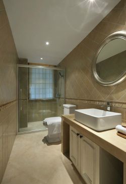 家装卫生间浴室玻璃门装修效果图片