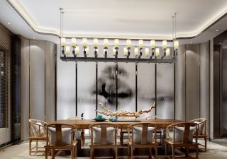 经典小型会所茶餐厅设计图片2023