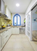 家庭地中海风格厨房橱柜设计图