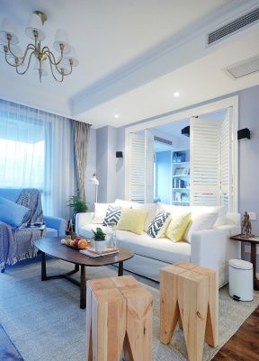 小户型小客厅组合沙发装修效果图片