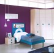 简约时尚现代风格紫色卧室