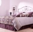 现代时尚风格紫色卧室室内装饰设计效果图