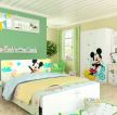 家居儿童房绿色墙面装修效果图片2023