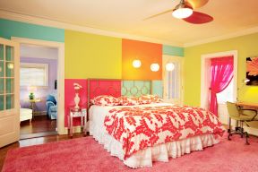 90后女生房间的布置 地毯装修效果图片