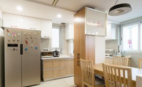 二居室室內(nèi) 廚房餐廳隔斷