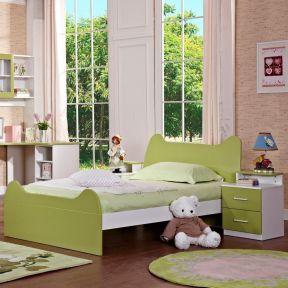 儿童卧室家具图片 床头柜装修效果图片