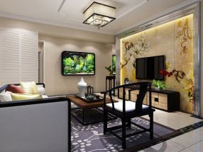 中式家具电视柜 装修现代中式风格效果图